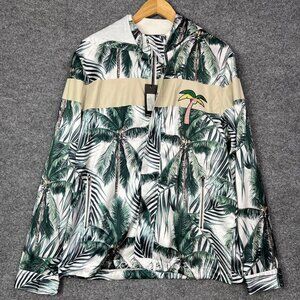 NEW Standard‎ Issue NYC Palmtree Sublimation Zip Up Jacket Size Large